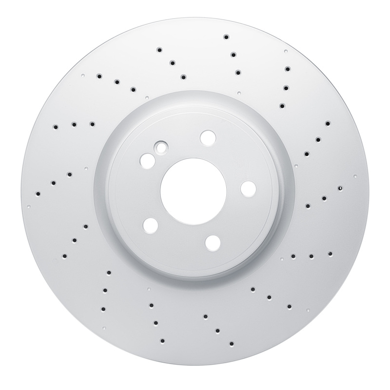 Mercedes-Benz GLA45 AMG Brake Rotor (1) - Front - R1 Concepts - Drilled Carbon Alloy GeoMET - `20-`25 Mercedes-Benz GLA45 AMG Brake Rotor (1) - Front - R1 Concepts - Drilled Carbon Alloy GeoMET - `20-`25